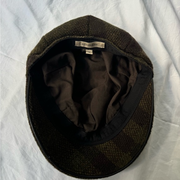 Plaid Wool Burberry vintage Cap